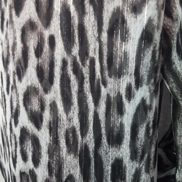 Michael by Michael Kors Snow Leopard Print Sz M - Picture 5 of 8